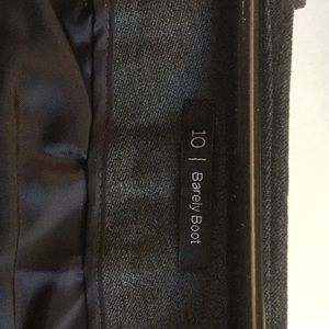Talbots size 10 boot leg dress pants charcoal